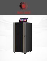 B8-BLK Wooden Door Cabinet 3-Layer