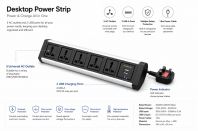Power Distribution Unit with USB Charger, 6 ports