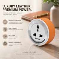 Universal Adaptor, White/Orange