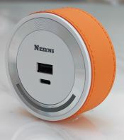 Type A&C USB, White/Orange