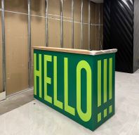 Sticker Base and Acrylic 3D Lettering