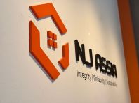 Acrylic 3D Lettering and Diecut Black Sticker