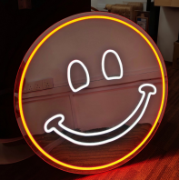 Mirror Acrylic With Led Neon Light