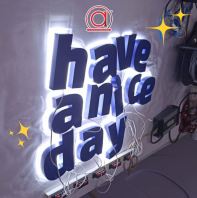 Backlit LED Lettering Signage | Halo Light Effect