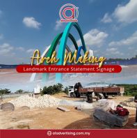 Landmark Entrance Statement Arch Signage | Custom Outdoor Archway Structure