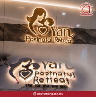 Indoor Wall Signage | Stainless Steel 3D Backlit LED Logo Signage