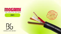 Mogami 2921 Star Quad 4-Core Speaker Cable   2.53mm� (14AWG) OFC Wire for Bi-Amping, Hi-Fi & Pro Sound Systems (Made in Japan)