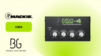 Mackie HM-4 | 4-Channel Professional Headphone Amplifier for Studio Monitoring