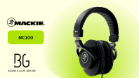 Mackie MC-100 | Fon Kepala Studio Profesional Tertutup untuk Pemantauan & Rakaman