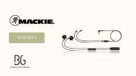 Mackie MP-120 BTA Professional In-Ear Monitors with Bluetooth Adapter