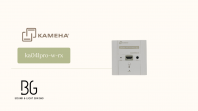 KAMEHA KA041PRO-W RX HDMI Extender Receiver 100M with IR Wall Plate over CAT6 | Professional AV Solution