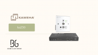 KAMEHA KA230 4K60 HDMI & USB-C Wall Plate HDBaseT KVM Extender 150M UK Type | 18Gbps
