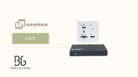 KAMEHA KA231 4K30 HDMI Wall Plate HDBaseT Extender 70M UK Type | HDMI over CAT6