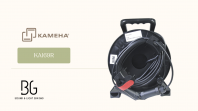 KAMEHA KA169R HDMI 2.0 Fiber Optic Cable 50M Outdoor Armored with Roller 4K@60Hz 18Gbps Heavy Duty HDMI Cable