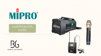MIPRO MA-100D Sistem PA Mudah Alih dengan ACT-32H Mikrofon Tangan & ACT-32T Bodypack Mikrofon Klip Dual Channel UHF untuk Pengajaran, Acara & Fitness