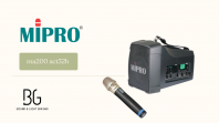 MIPRO MA-200 Sistem PA Mudah Alih dengan Mikrofon Tanpa Wayar ACT-32H UHF Speaker Bateri untuk Pengajaran, Acara & Kegunaan Luar