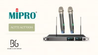 MIPRO ACT-72 Sistem Mikrofon Tanpa Wayar Dual Channel UHF dengan 2 ACT-70H Handheld Mic | Mikrofon Wireless Profesional Malaysia
