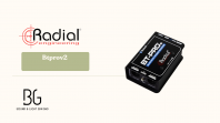Radial Engineering BT-Pro V2 Stereo Bluetooth Direct Box untuk Penstriman Audio Tanpa Wayar & Sistem PA Profesional