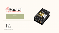 Radial Engineering J33 Phono Preamp & DI Box untuk Turntable Vinyl ke Mixer dan Sistem Bunyi Profesional