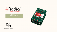 Radial Engineering JDI Stereo Kotak DI Stereo Pasif Premium dengan Transformer Jensen