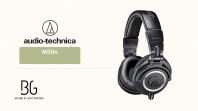 Audio-Technica ATH-M50X Fon Kepala Monitor Studio Profesional untuk Rakaman, Mixing, Podcast & Produksi Muzik