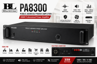 Blackline PA8300 300W Public Address Amplifier   100V Line PA Power Amplifier for Commercial Sound System, School, Mosque, Church & Factory