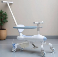  2-in-1 Kids Push & Balance Bike with Music & Spray Function