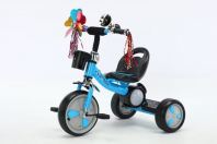  Kids Sporty Tricycle with Basket & Handle Decorations