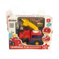 Huanger Musical Dog Push Wheel Toy   Baby Walking Push/Pull Toy With Lights &amp; Sound