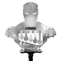 AME Archery BB Target Iron Man with Stand   Kids Shooting Practice Target Board for Archery & BB Gun Training