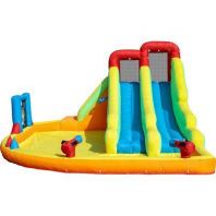 Inflatable Water Slide Bounce House with Splash Pool   Ultimate Backyard Fun for Kids -  Perfect for Parties! 
