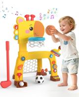 Baoli Giraffe 4-in-1 Sports Centre   Multi-Sports Educational Play Set for Kids