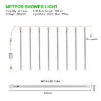 LED SHOWER-500MM WHITE