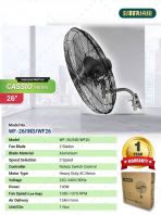 SIBERIAIR WF-26" WALL FAN