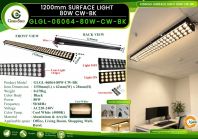 GLGL-06064-80W-CW-BK SURFACE LIGHT 