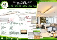 GLGL-06067-80W-CW-WH TRACK LIGHT 