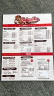 Menu Foamboard Bobarika
