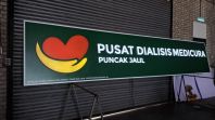 PUSAT DIALISIS SHOPFRONT 3D LED FRONTLIGHT FLAT BASE SIGNBOARD MAKER AT BUTTERWORTH | PENANG