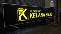 KEDAI EMAS SHOPFRONT LED LIGHTBOX FABRICATE IN BATU KAWAN | PENANG