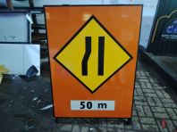 Construction Safety Visibility Solutions | Roadside Reflective A-Board Stand Signage Supply in Penang