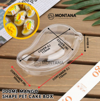 300ML MANGO SHAPE PET CAKE BOX