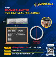 4854  �63MM DIAMETER  PVC CAP SEAL (60-63MM)