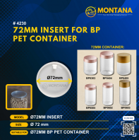 4230 72MM INSERT FOR BP PET CONTAINER