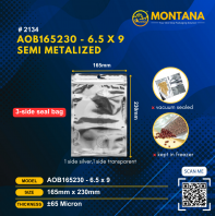 (2134) SEMI METALIZED AOB165230 - 6.5 x 9