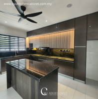 4G Glass Door Kitchen Cabinet