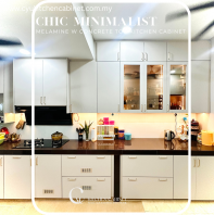Melamine Kitchen Cabinet @ Bangi
