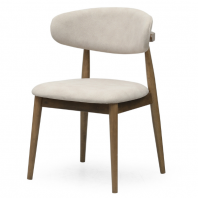 ALPHARD Dining Chair Walnut / FG04 Beige