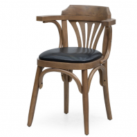 CUCINO Dining Chair Cigar / PU Black
