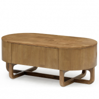 WESTIN OVAL COFFEE TABLE NATURAL