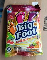 BIG FOOT MIXED LOLLIPOP MIXED 64G(8PCS)[24PACK/CTN]